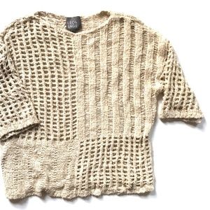 Leo & Sage Eyelash Patchwork Pullover